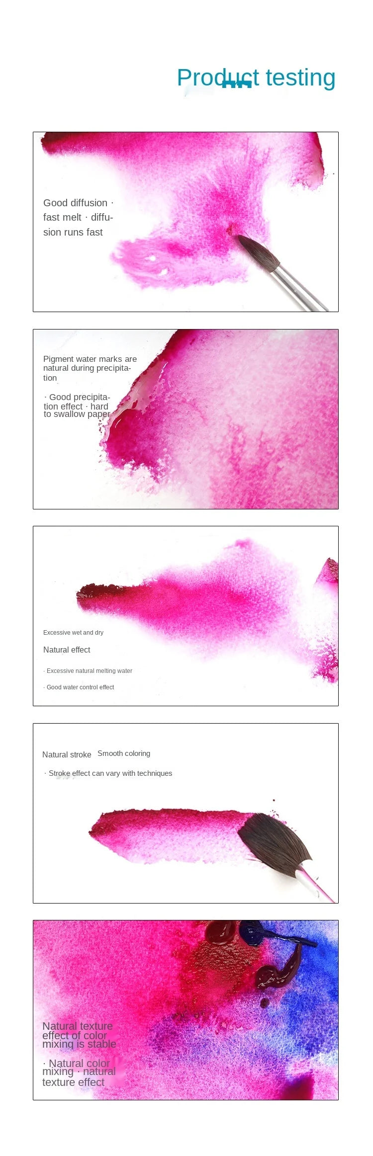 Russian white night watercolor paint 10ml Watercolor painting acuarelas palette art supplies