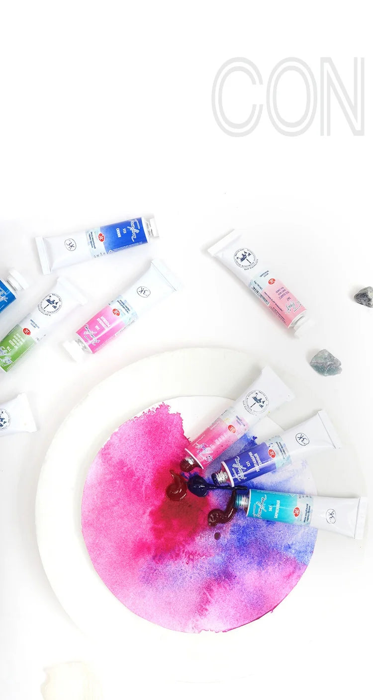 Russian white night watercolor paint 10ml Watercolor painting acuarelas palette art supplies