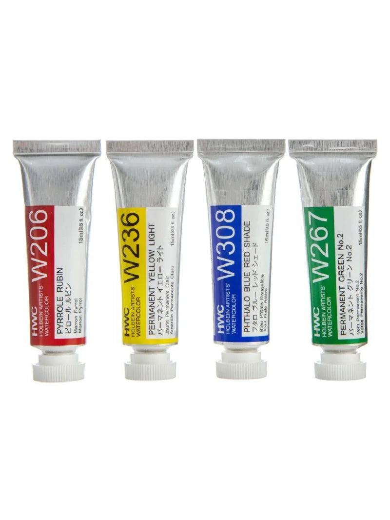 Japanese original Holbein transparent watercolor paint 5ml/15ml tubular acuarelas painting art supplies