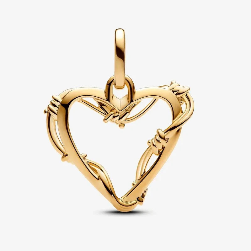 Original Charms 925 Silver All Things Beautiful Charm Trio Charm Fit 3mm Original Bracelet For Women Diy Jewelry Gift New in Hot