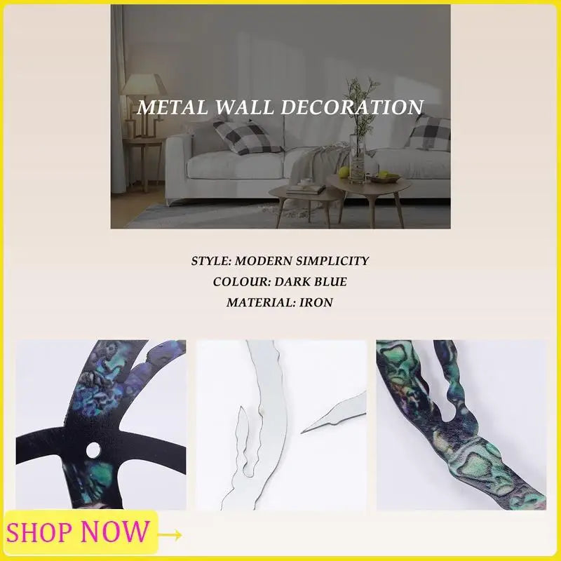 Especial Metal Wall Decoration Unique Design-Wall Art Room Decoration Eternal Love Infinite Heart Iron Art Decor Interior Decor
