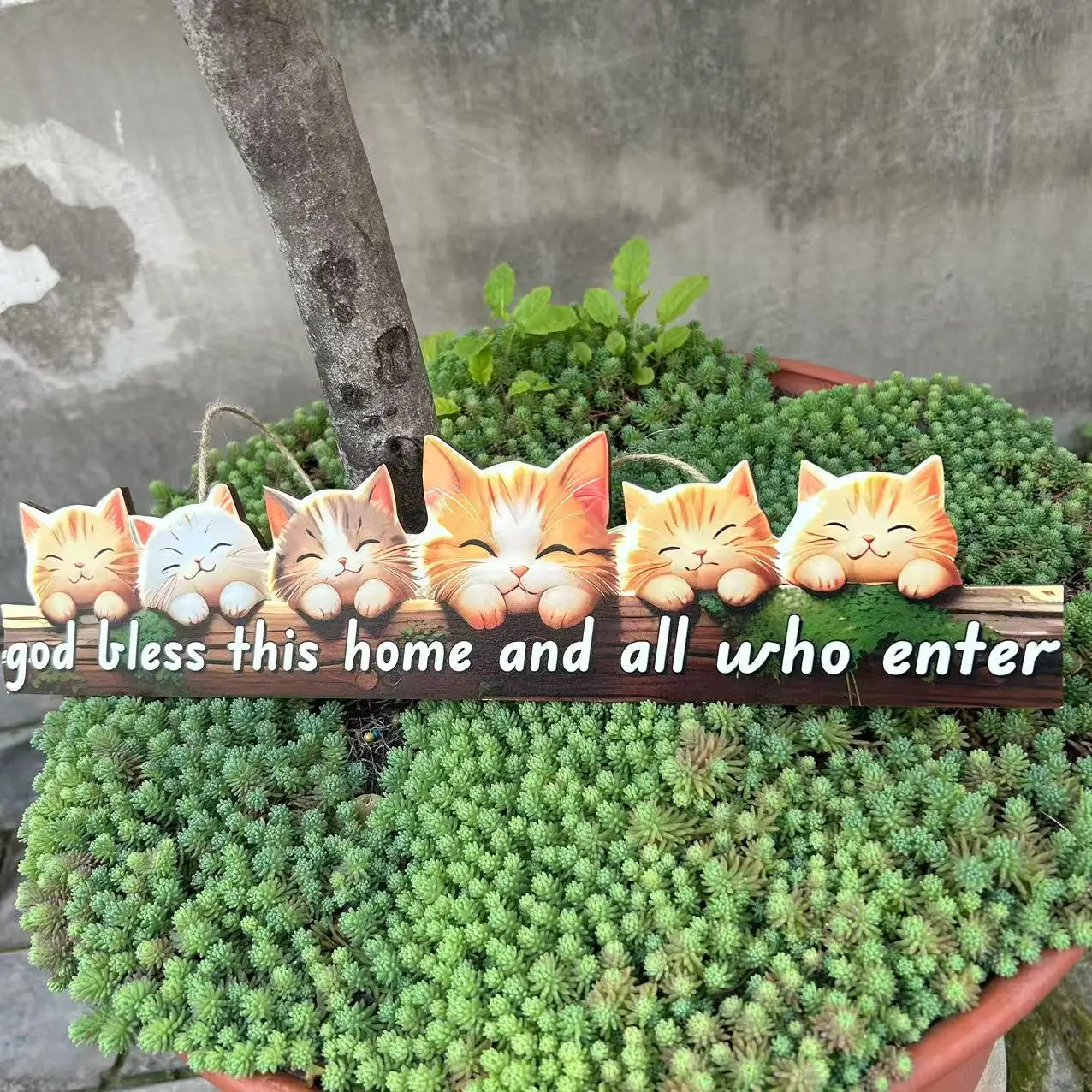1pc Wooden Inspirational Hanging Festive Decor For Home & Gift 3D Wall Art With Rope For Room & Holiday Inspirational slogans