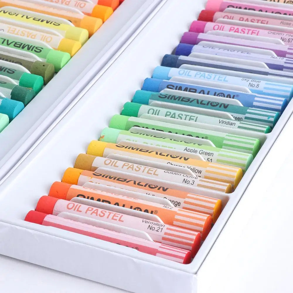 Professional Non Toxic Painting for Artists Drawing Beginners Oil Pastels Set Oil Pastel Stick Crayons Art Supplies