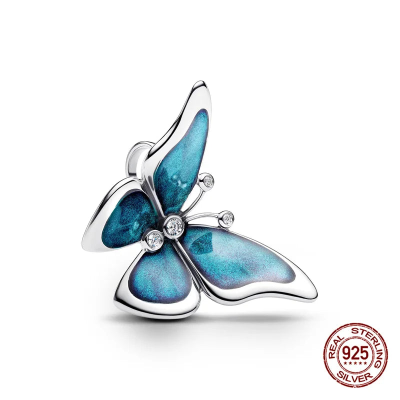 Original Charms 925 Silver All Things Beautiful Charm Trio Charm Fit 3mm Original Bracelet For Women Diy Jewelry Gift New in Hot