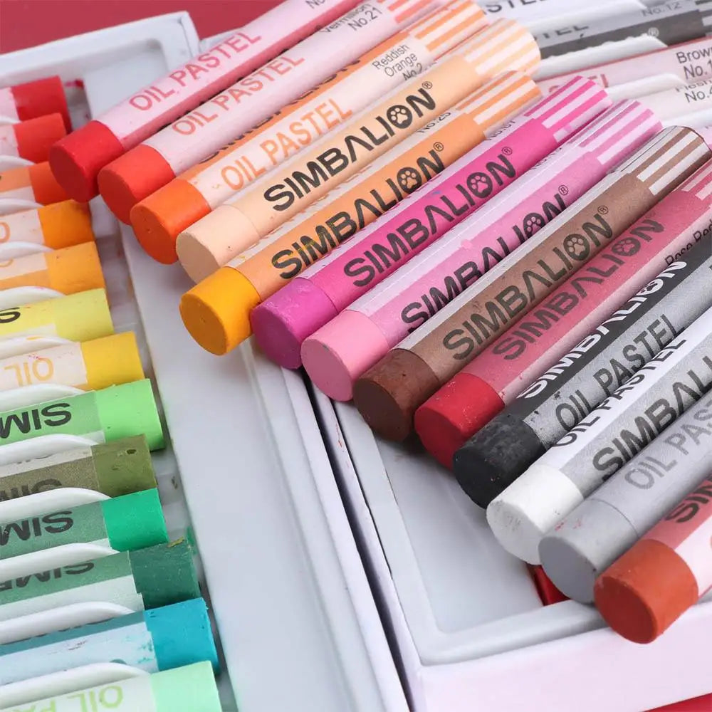 Professional Non Toxic Painting for Artists Drawing Beginners Oil Pastels Set Oil Pastel Stick Crayons Art Supplies
