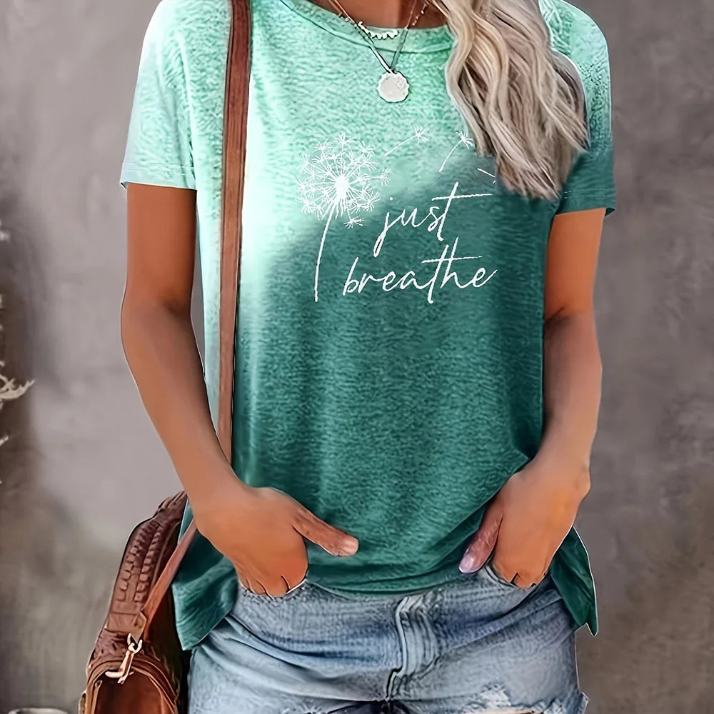 Summer Women's Round Neck T-shirt Fashion Short sleeved Top Leopard Print Trendy Loose Clothing Women's Party T-shirt