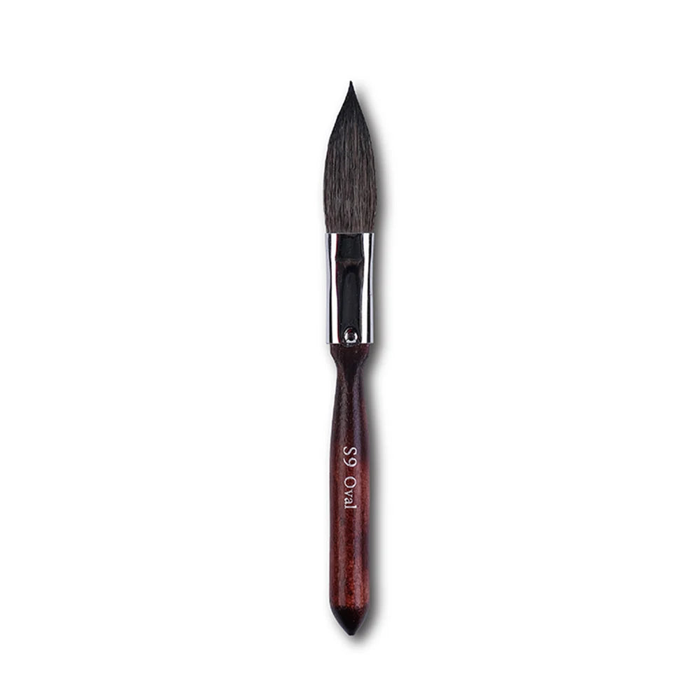 Artsecret Mini Dagger Oval Flat Squirrel Hair Watercolor Brushes Set Professional Painting Brush for Painting Art Supplies