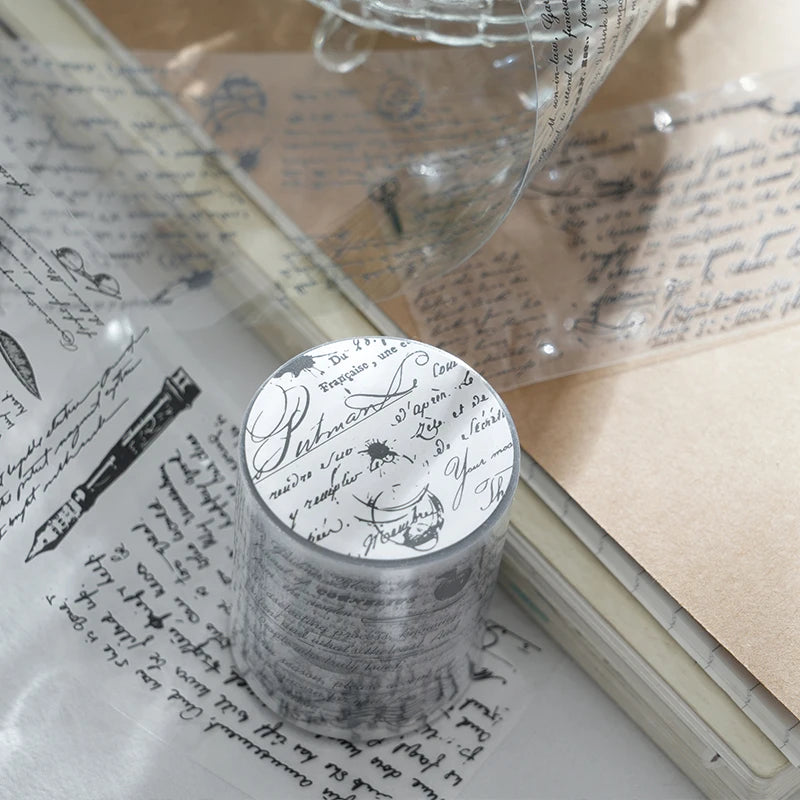 Journal GO 5x200cm English Monologue PET Tape Stickers Creative Decorative Diary Album Scrapbooking Masking Tape Junk Journal