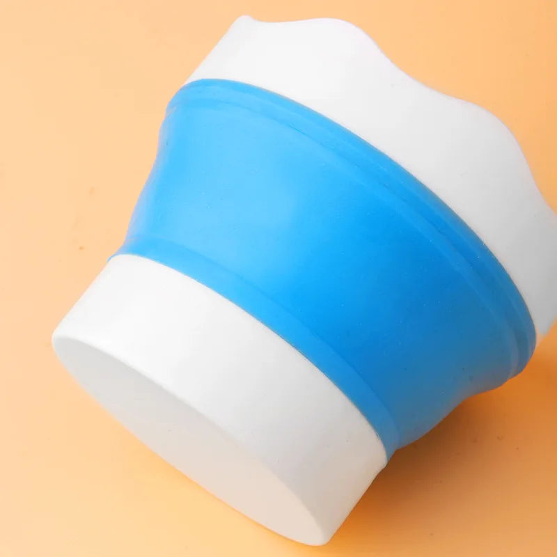 Art Supplies Paint Brush Washer Holder Cleaner Silicone Mini Foldable Painting Water Cup Washing Bucket Basin