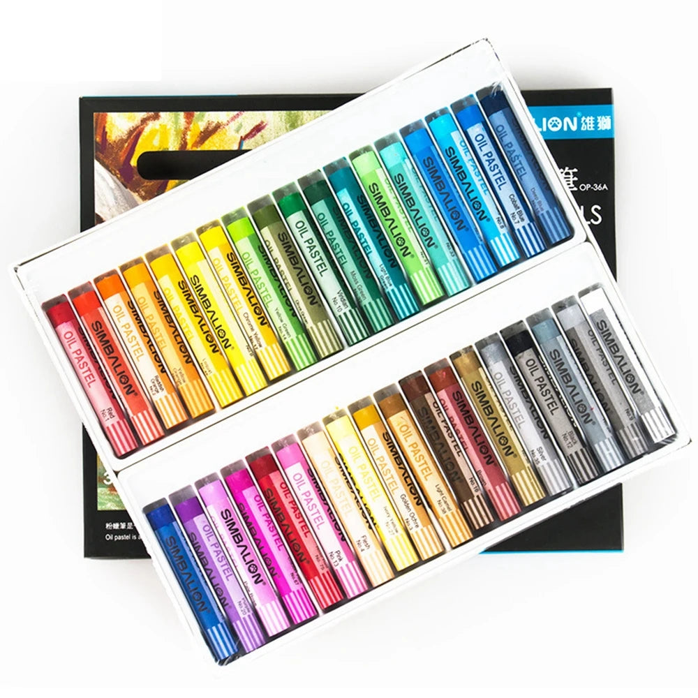 Professional Non Toxic Painting for Artists Drawing Beginners Oil Pastels Set Oil Pastel Stick Crayons Art Supplies
