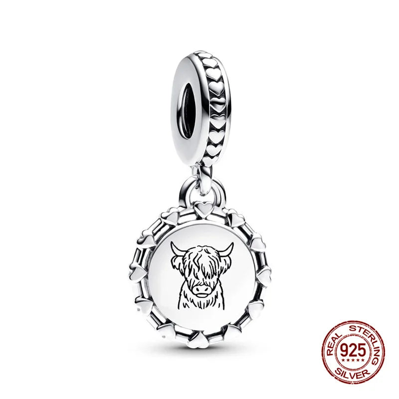 925 Silver Charms Fits Charm 3mm 925 Original Bracelet Necklace Womens Boys And Girls Charms DIY Fine Jewelry Gift 2025 New in
