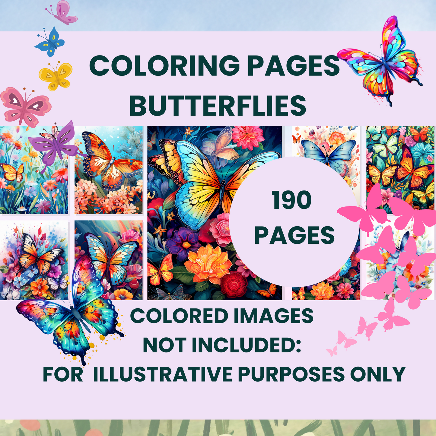 Coloring Book: Butterfly (Digital Product)