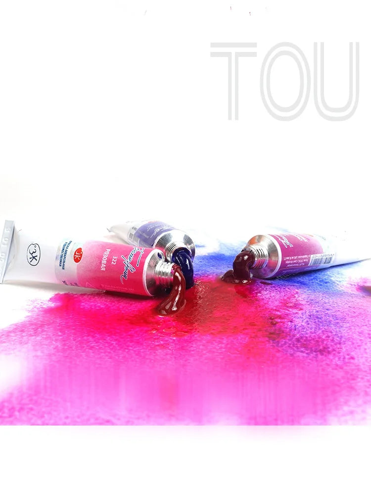 Russian white night watercolor paint 10ml Watercolor painting acuarelas palette art supplies