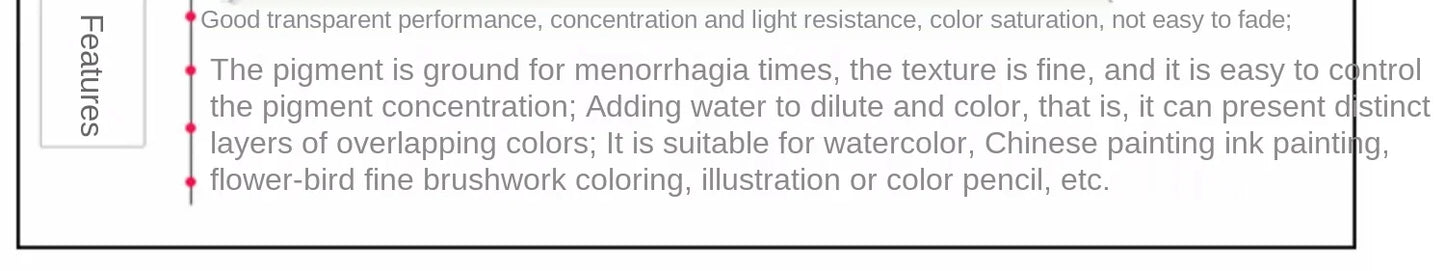 Japanese original Holbein transparent watercolor paint 5ml/15ml tubular acuarelas painting art supplies