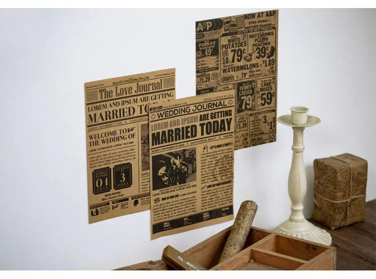 10 Pcs Junk Journal Large Size Retro Map Material Paper Diy Scrapbooking Collage Album Week Diary Decoration Background Paper