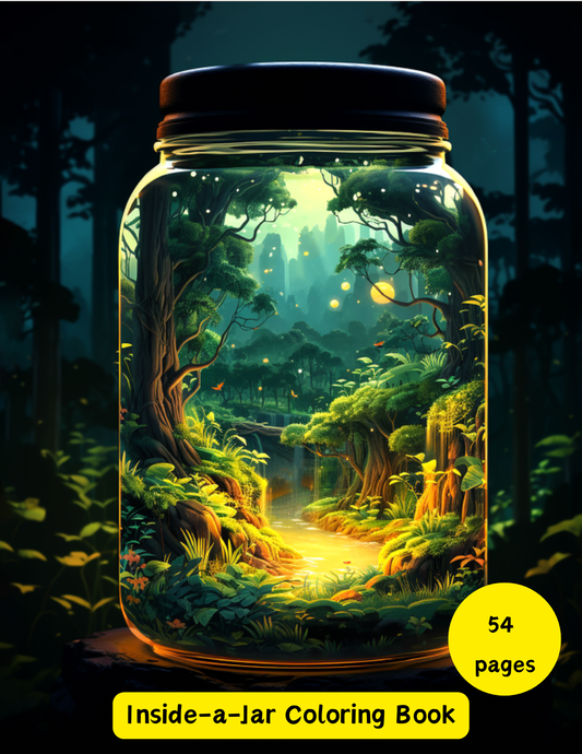 Coloring Book: Inside-a-Jar (Digital Product)