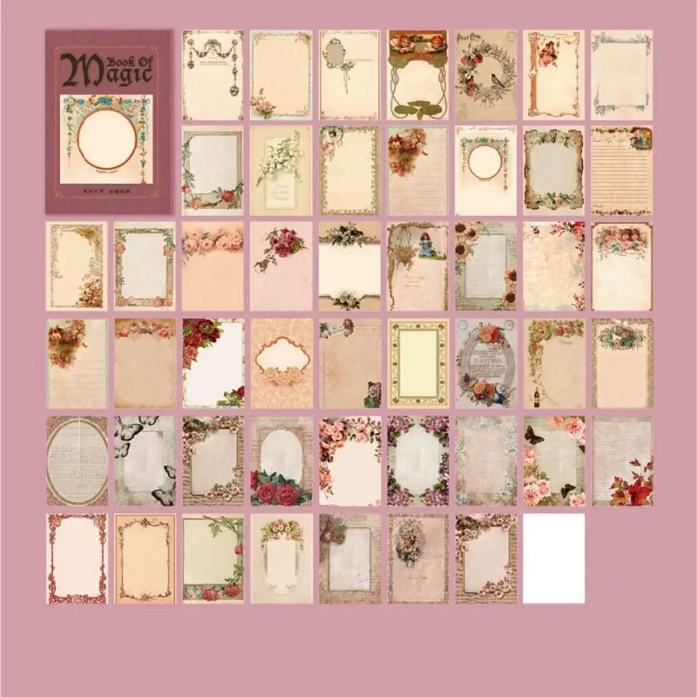 Kawaii Scrapbooking Junk Journal Background Paper Cute Decorative Note DIY Decoration Memo Pad Diary