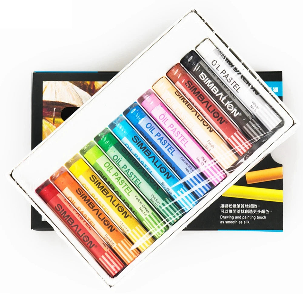 Professional Non Toxic Painting for Artists Drawing Beginners Oil Pastels Set Oil Pastel Stick Crayons Art Supplies