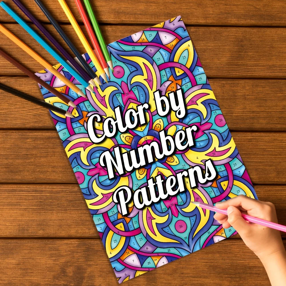 30-Page Fashion Coloring Book for Adults - Vibrant Geometric & Fantasy Patterns, 8.3X11.7\", Ideal Mindfulness Gift for Birthdays
