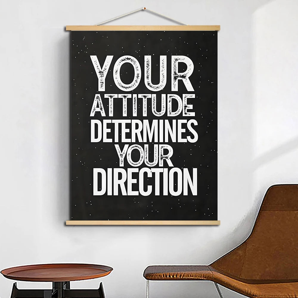 Inspirational Wall Poster Positive Scrolls Canvas Painting Affirmation Art Dots For Classroom Office Decor Eid Al-Adha Mubarak
