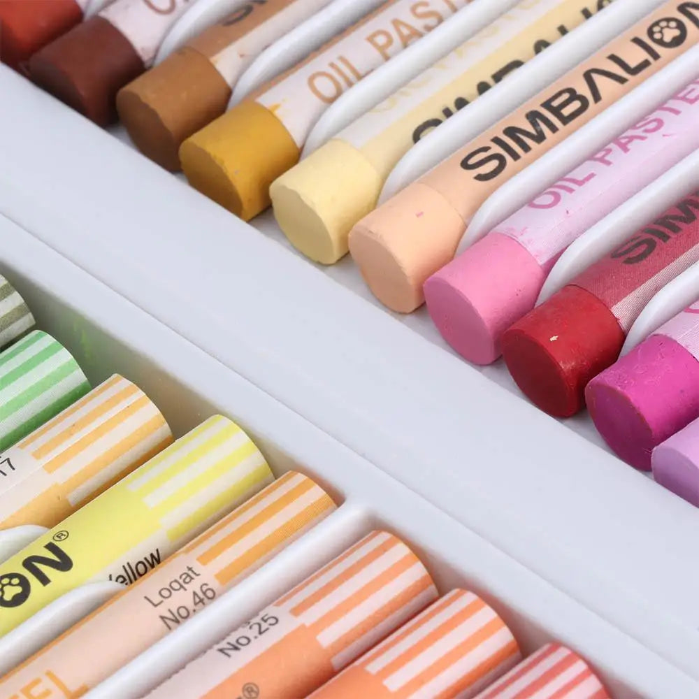 Professional Non Toxic Painting for Artists Drawing Beginners Oil Pastels Set Oil Pastel Stick Crayons Art Supplies