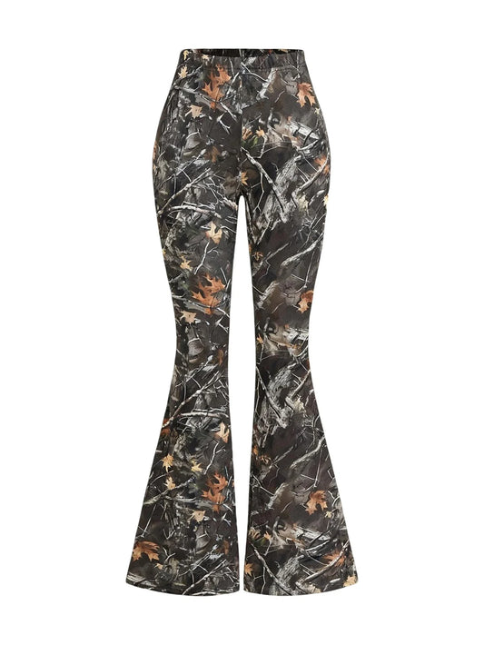 Yoga flare pants women's high waist outer wear fitness casual pants