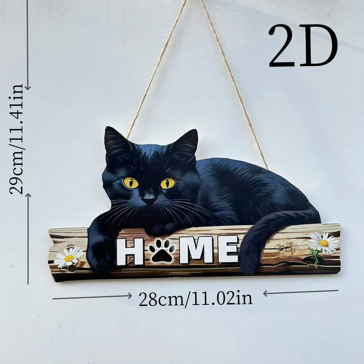 1pc Wooden Inspirational Hanging Festive Decor For Home & Gift 3D Wall Art With Rope For Room & Holiday Inspirational slogans