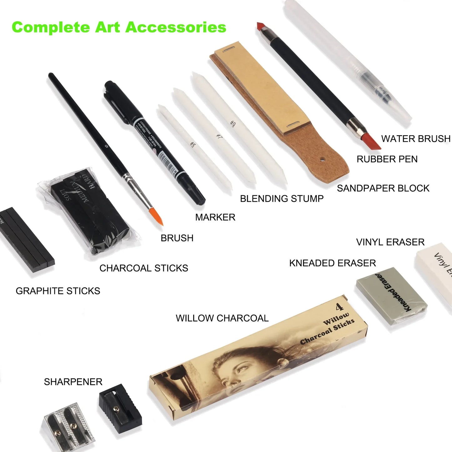 Art Painting Set 83pcs Art Sketching Set Color Lead Pencil High Quality Set Art Professional School Drawing Supplies