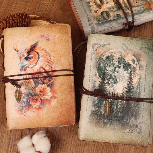 Vintage Recycled Waterproof Cowhide Journal / Notebook