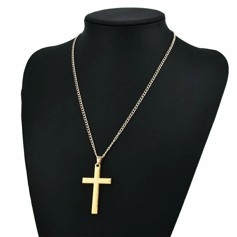 New Religion Christian Simple Necklace for Women Men Virgin Mary Jesus Cross Pendant Chains Fashion Jewelry