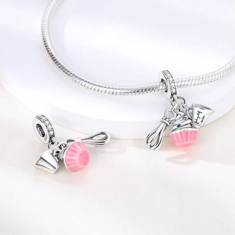 Charms Silver 925 Original Daily Necessities Pendant Charm Beads Fits Bracelet Necklace For Women Luxury DIY Jewelry Fine Gifts