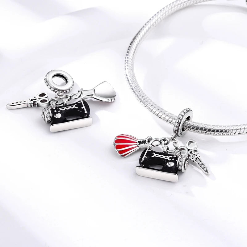 Charms Silver 925 Original Daily Necessities Pendant Charm Beads Fits Bracelet Necklace For Women Luxury DIY Jewelry Fine Gifts