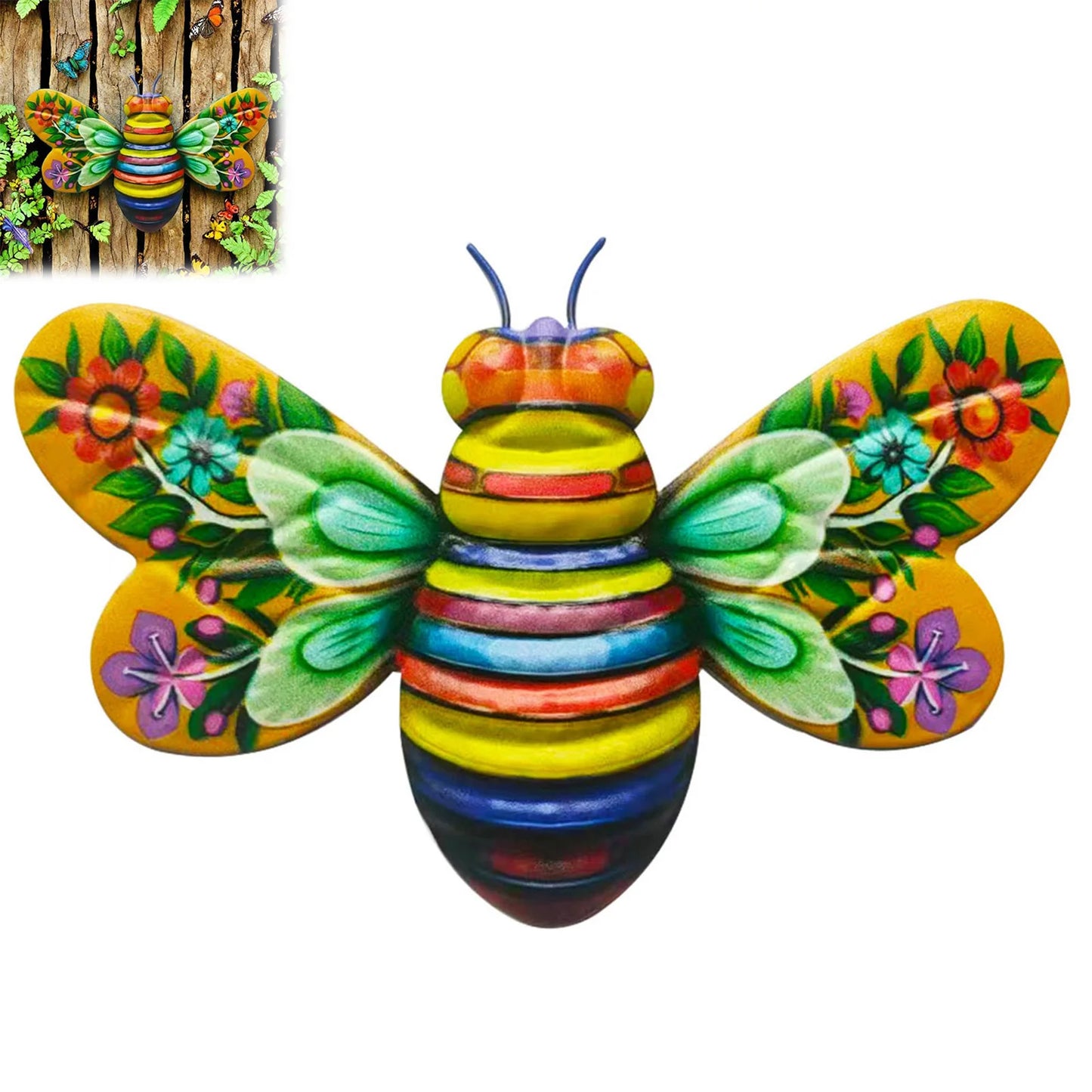 Beautiful Iron  Hanging Metal Wall Decor s Wall Art Outdoor Decoration for Courtyard Garden Kindergarten Lawn