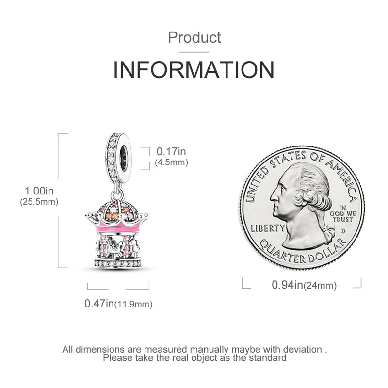 Charms Silver 925 Original Daily Necessities Pendant Charm Beads Fits Bracelet Necklace For Women Luxury DIY Jewelry Fine Gifts