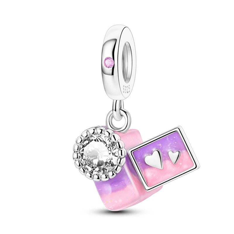 Charms Silver 925 Original Daily Necessities Pendant Charm Beads Fits Bracelet Necklace For Women Luxury DIY Jewelry Fine Gifts