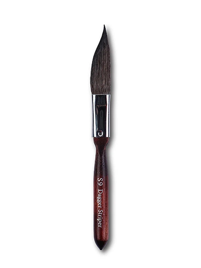 Artsecret Mini Dagger Oval Flat Squirrel Hair Watercolor Brushes Set Professional Painting Brush for Painting Art Supplies