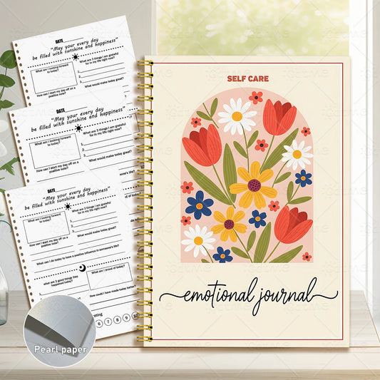 EMOTIONAL JOURNAL  - Adult Mental Health Planner | Wellness Workbook | Therapy Worksheet