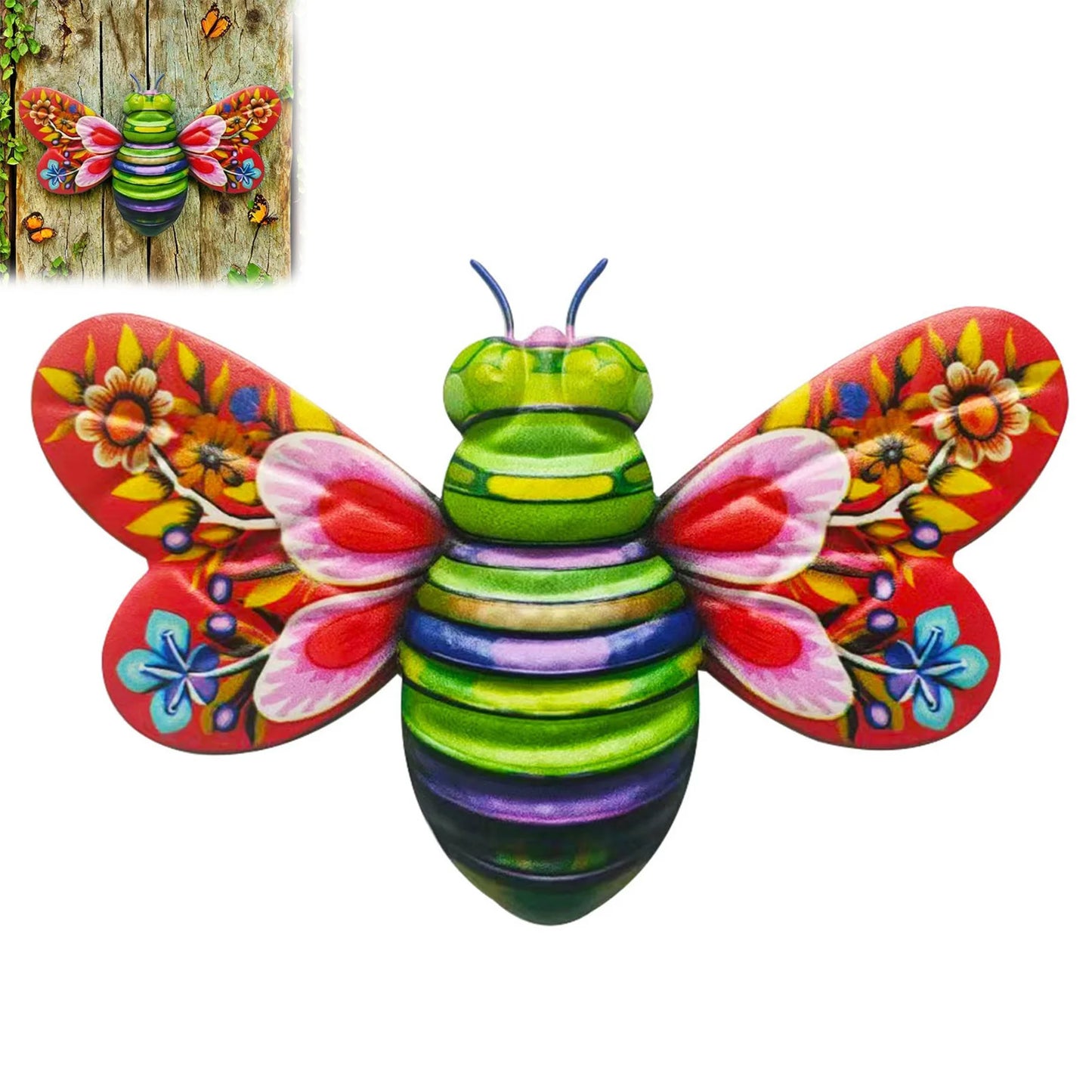 Beautiful Iron  Hanging Metal Wall Decor s Wall Art Outdoor Decoration for Courtyard Garden Kindergarten Lawn