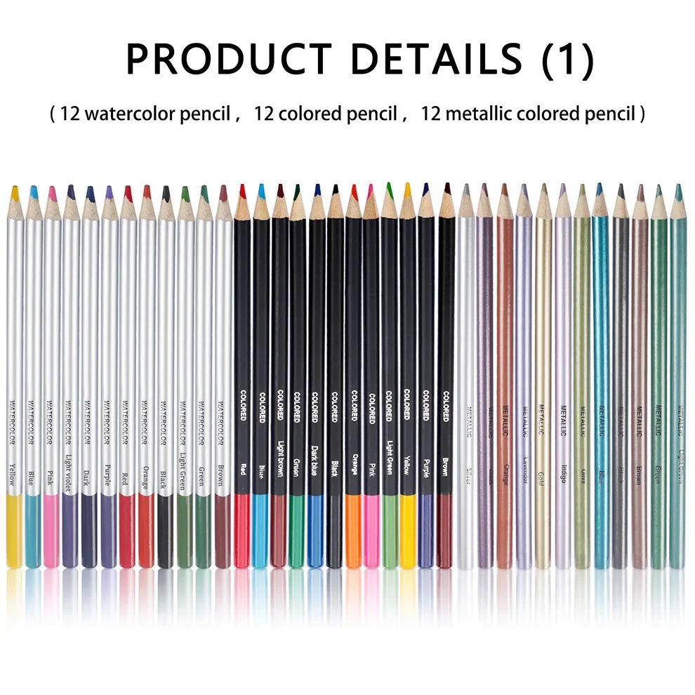 Art Painting Set 83pcs Art Sketching Set Color Lead Pencil High Quality Set Art Professional School Drawing Supplies
