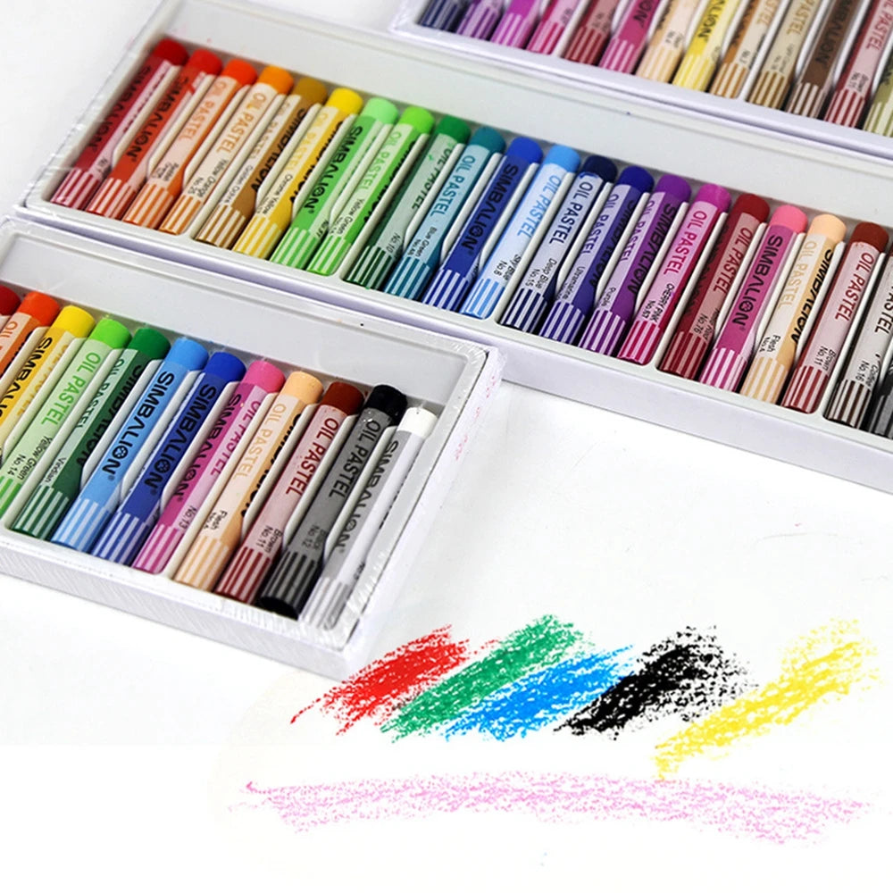 Professional Non Toxic Painting for Artists Drawing Beginners Oil Pastels Set Oil Pastel Stick Crayons Art Supplies