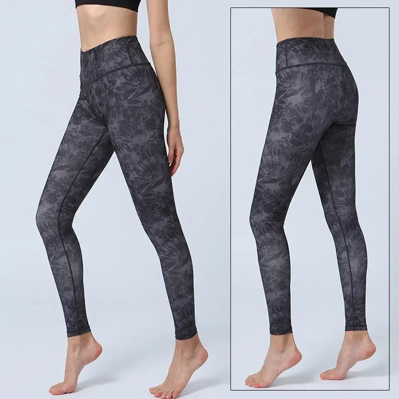 Cloud Hide Women Home Yoga Pants Fitness Gym Exercise Sports Leggings High Waist Sexy Long Print Tights Workout Running Trouser