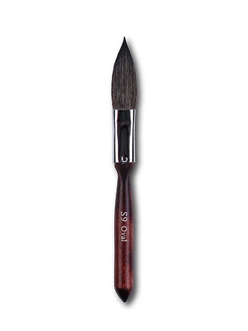 Artsecret Mini Dagger Oval Flat Squirrel Hair Watercolor Brushes Set Professional Painting Brush for Painting Art Supplies
