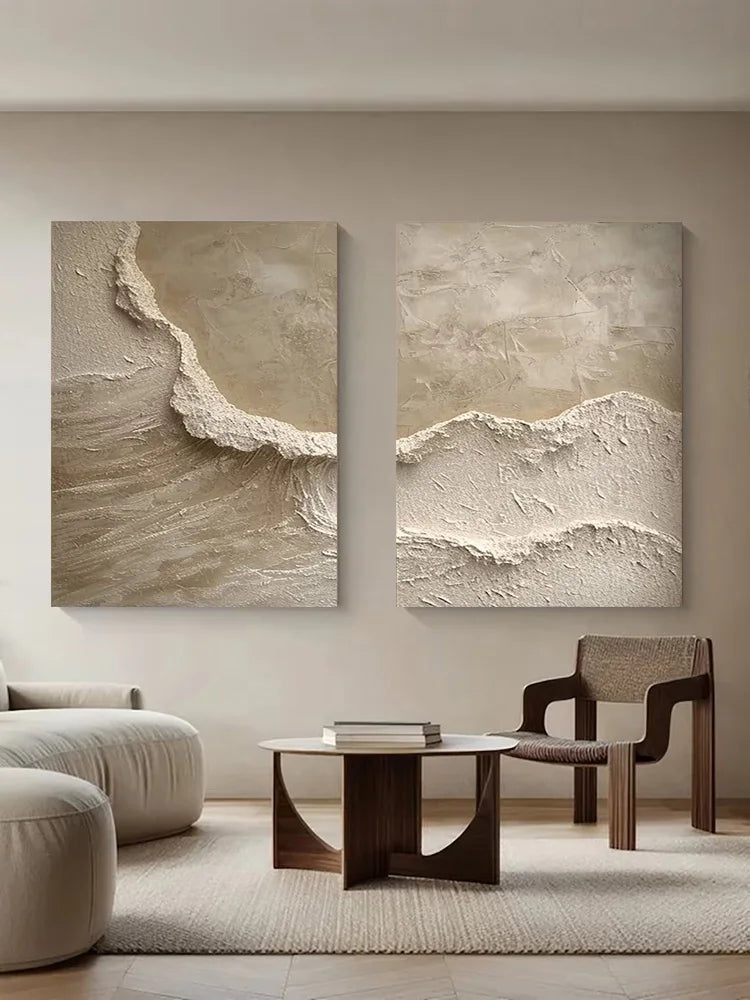 Wall Picture For Bedroom, Abstract With Heavy Texture canvas  Painting, Palette Knife Canvas Art, Import Home Decor, No Framed