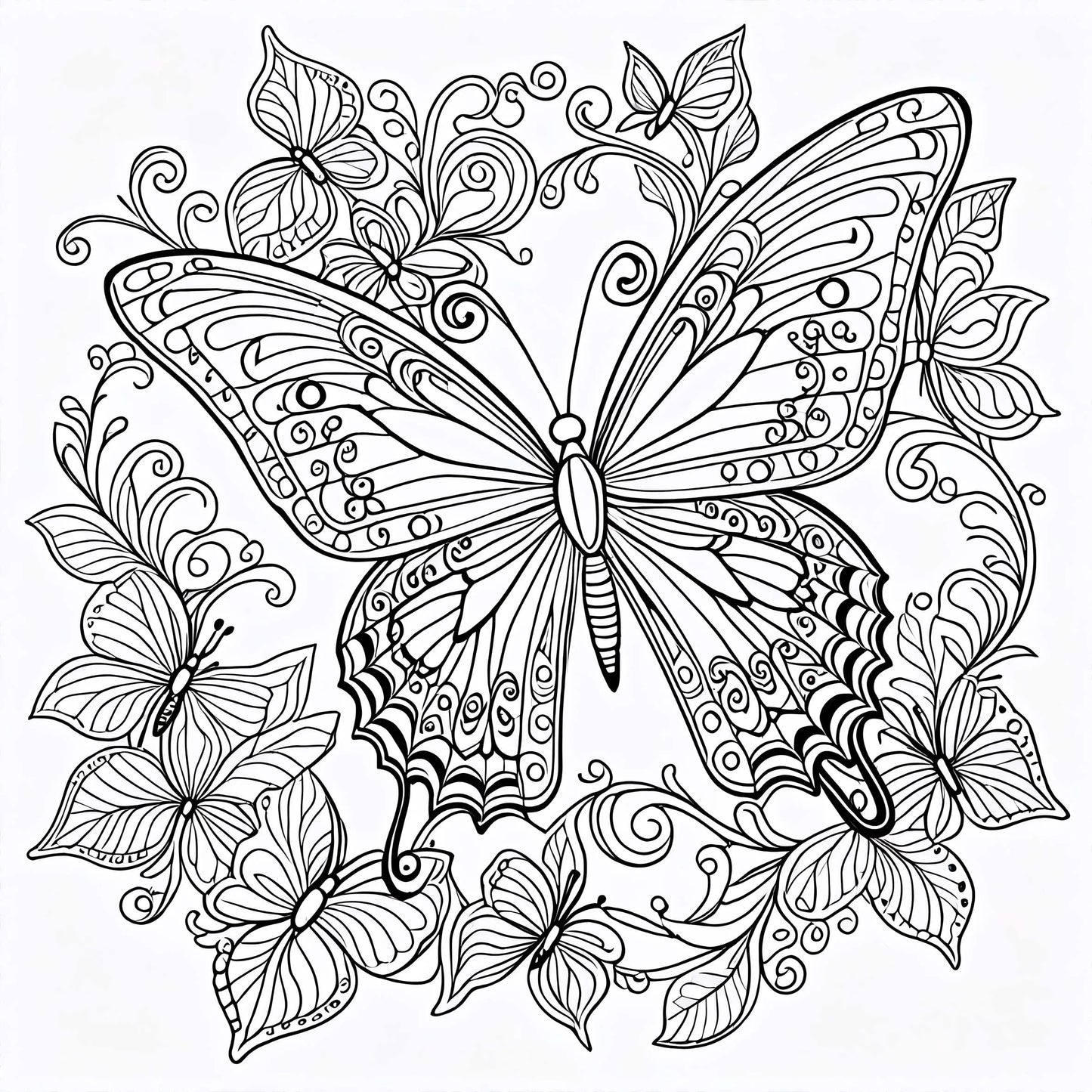 1pc Art Coloring Book 24Page Artistic Graphics Flower For Birthday Party Relieve Stress Kill Time Graffiti Painting Drawing Book