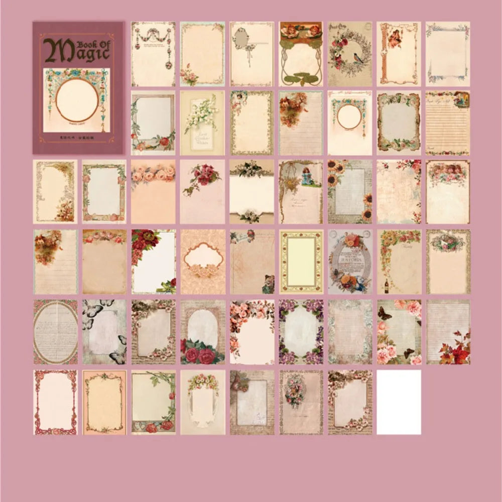 Kawaii Scrapbooking Junk Journal Background Paper Cute Decorative Note DIY Decoration Memo Pad Diary