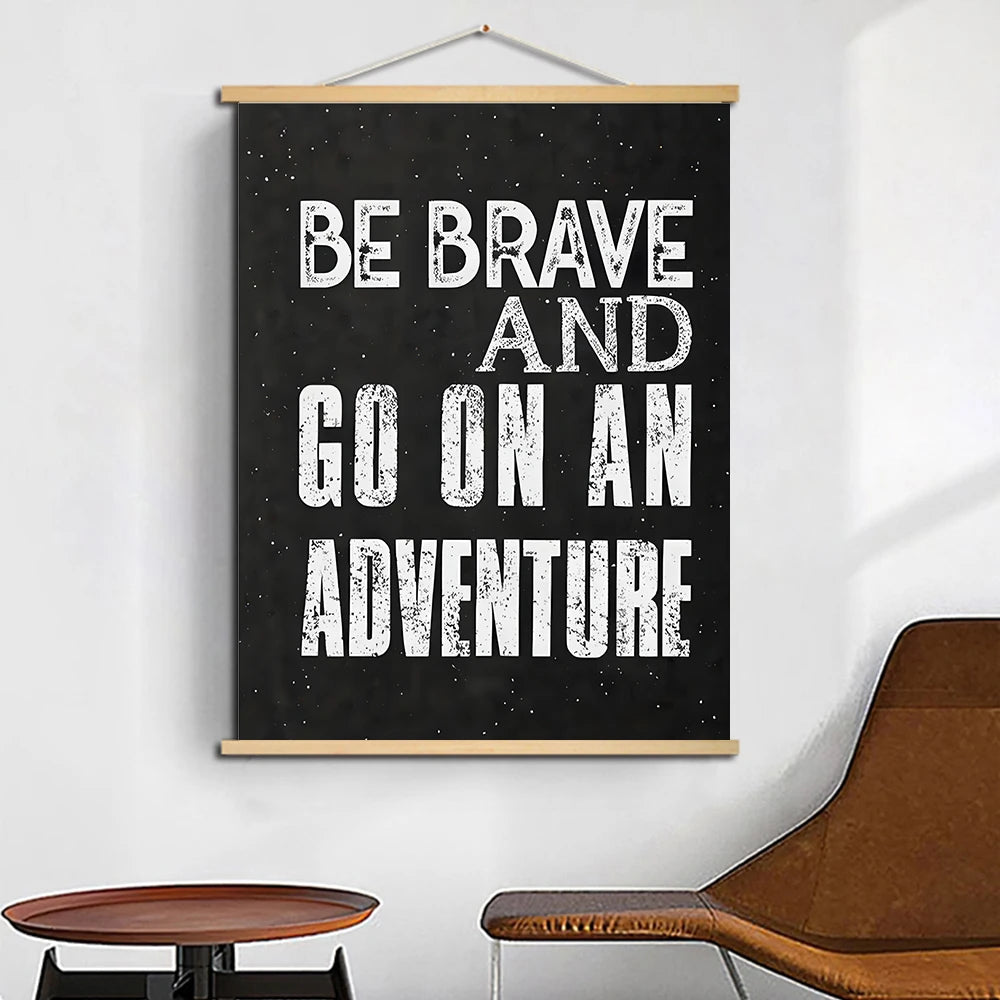 Inspirational Wall Poster Positive Scrolls Canvas Painting Affirmation Art Dots For Classroom Office Decor Eid Al-Adha Mubarak