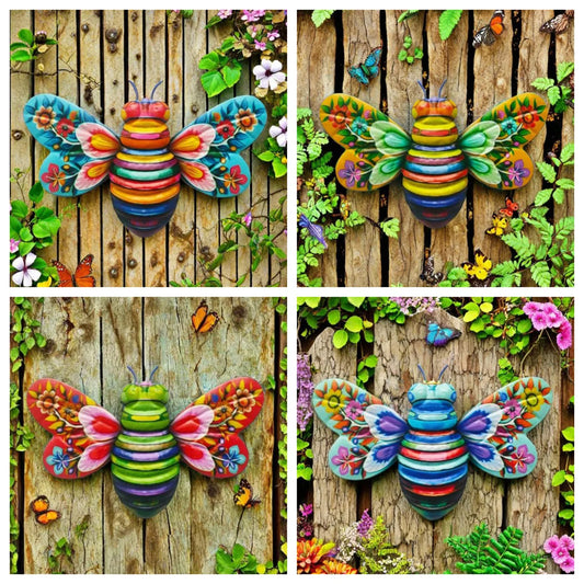Beautiful Iron  Hanging Metal Wall Decor s Wall Art Outdoor Decoration for Courtyard Garden Kindergarten Lawn