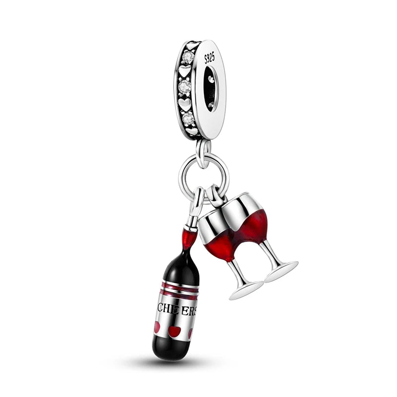 Charms Silver 925 Original Daily Necessities Pendant Charm Beads Fits Bracelet Necklace For Women Luxury DIY Jewelry Fine Gifts