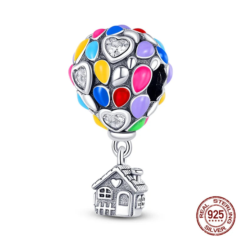 Original Charms 925 Silver All Things Beautiful Charm Trio Charm Fit 3mm Original Bracelet For Women Diy Jewelry Gift New in Hot