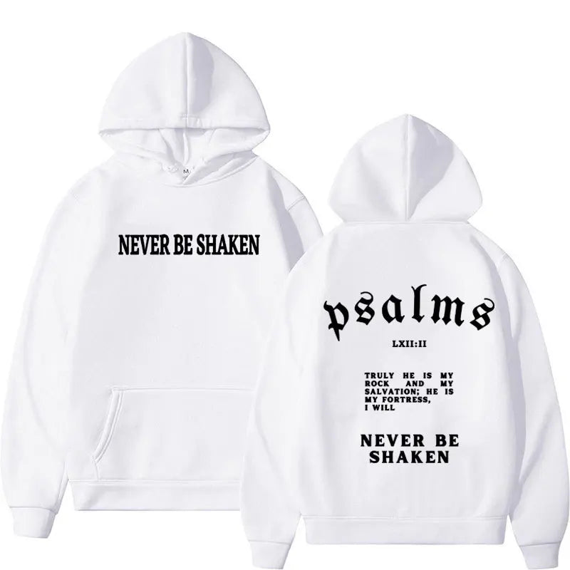 Christian Setwear Hoodies Bible Verse Jesus Men Hoodie Sweatshirt Men Womnen Fashion Brand Design Pullover Men's Fleece Hoodies